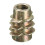 5Pcs M5x13mm Hex Drive Screw In Threaded Insert For Wood Type E 1