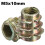 5Pcs M5x10mm Hex Drive Screw In Threaded Insert For Wood Type E 3