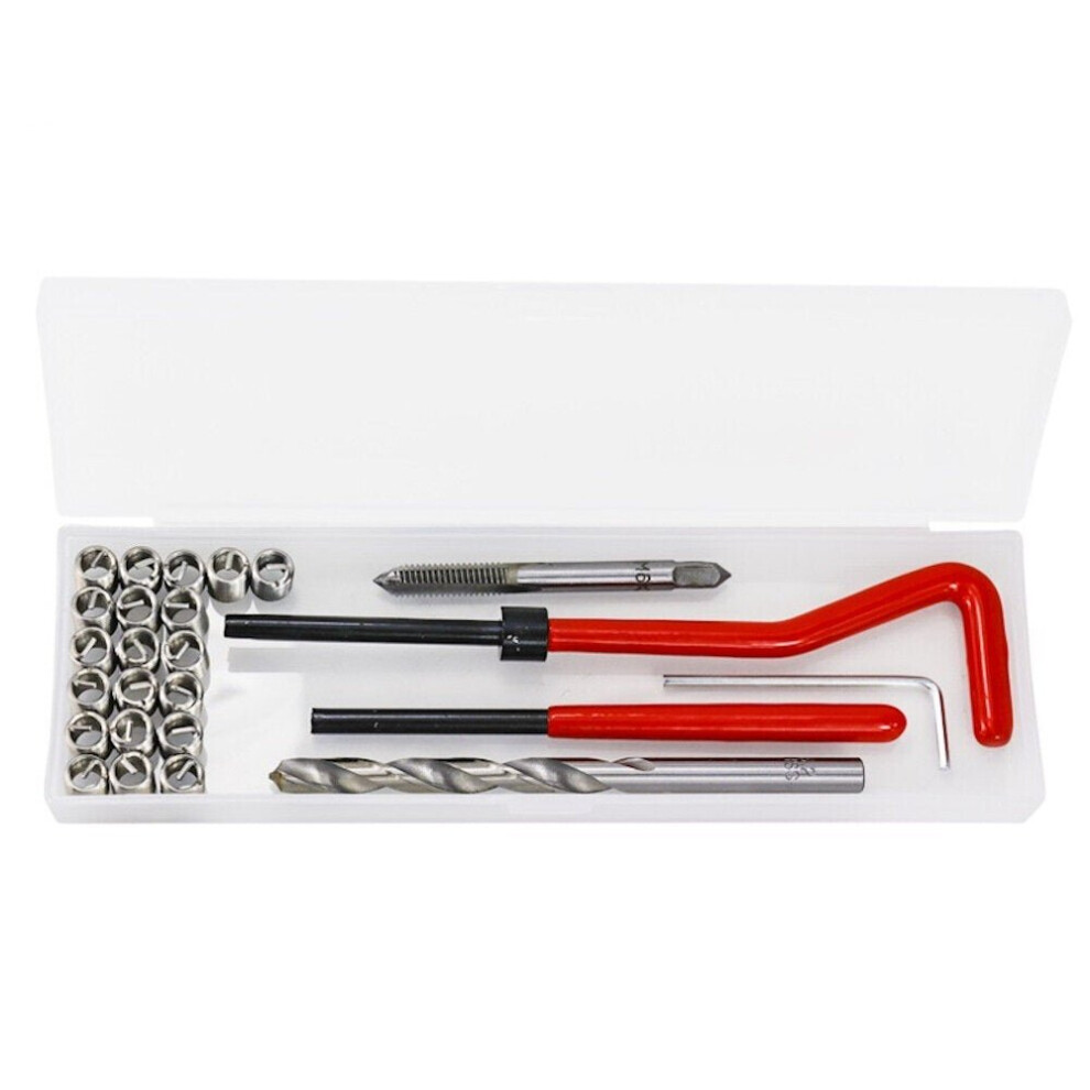 (M6X1.0X8.0) 25Pcs High Speed Steel Straight Trough Fine Thread Tool Set For Various Types Of Processing Machinery