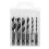 6pcs HSS 4241 Woodworking Drill Bits Set 1/4 Inch Quick Change Hex Shank Stubby Bit 8