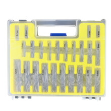 (10pcs/set) 0.3-4mm Hand Drill Keyless Chuck with 10/20/150pcs Twist Bits Set for Wood Drilling