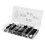 180pcs Rubber Ring Grommet Assortment Kit Electrical Wiring Gasket Firewall Hole Case 4