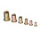 175Pcs Mixed Zinc Plated Threaded Rivnuts Blindnuts Nutserts M3-M10 Insert Rivet Nut Assortment Kit 10