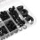 180pcs Rubber Ring Grommet Assortment Kit Electrical Wiring Gasket Firewall Hole Case 6