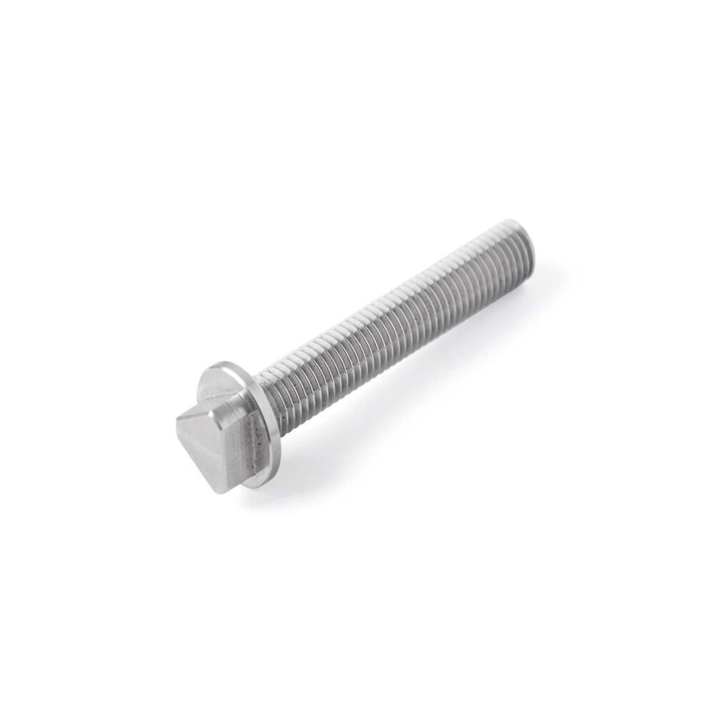 (10mm) 50Pcs M6 External Triangle Bolt Anti Theft 304 Stainless Steel Machine Screw Triangular Washer Head Bolt