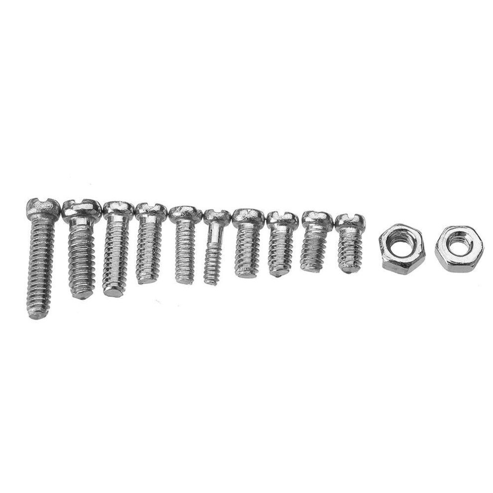 600Pcs Stainless Steel M1/1.2/1.4/1.6 Small Screws Nut for Watches Clocks Mobile 2-4mm