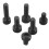 (Hex Socket Button Head) 300Pcs M3 Black Alloy Steel Allen Screw Bolt With Hex Nuts Washers Assortment 4