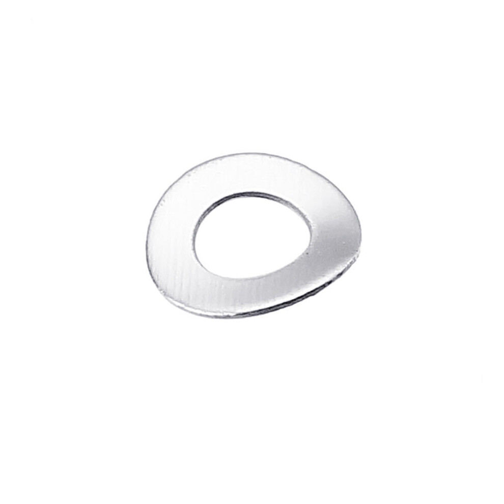 (M4) 100Pcs M3 M4 304 Stainless Steel Spring Wave Washer Elastic Curved Gasket Pad Assortment Kit