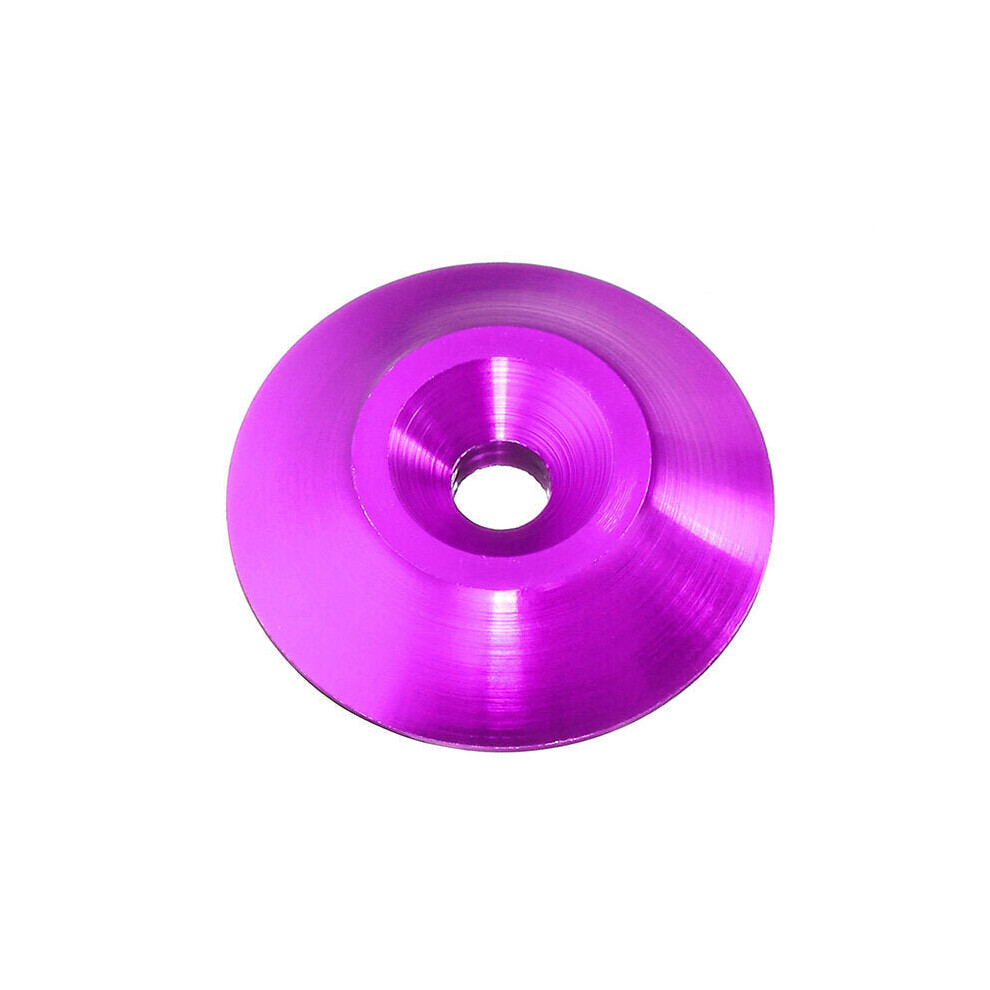 (Purple) 10cs M3 Countersunk Conical Grommet Gasket Washer Spacer Multi-color