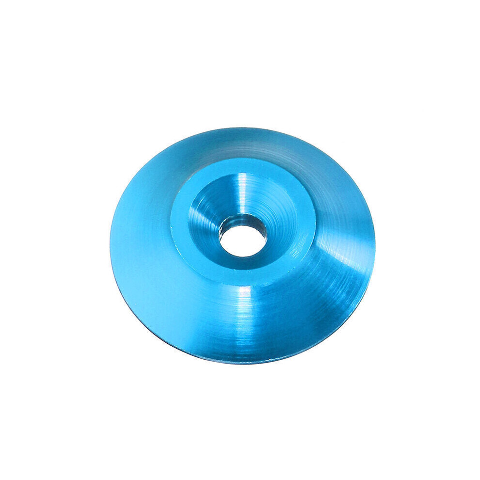 (Light Blue) 10cs M3 Countersunk Conical Grommet Gasket Washer Spacer Multi-color