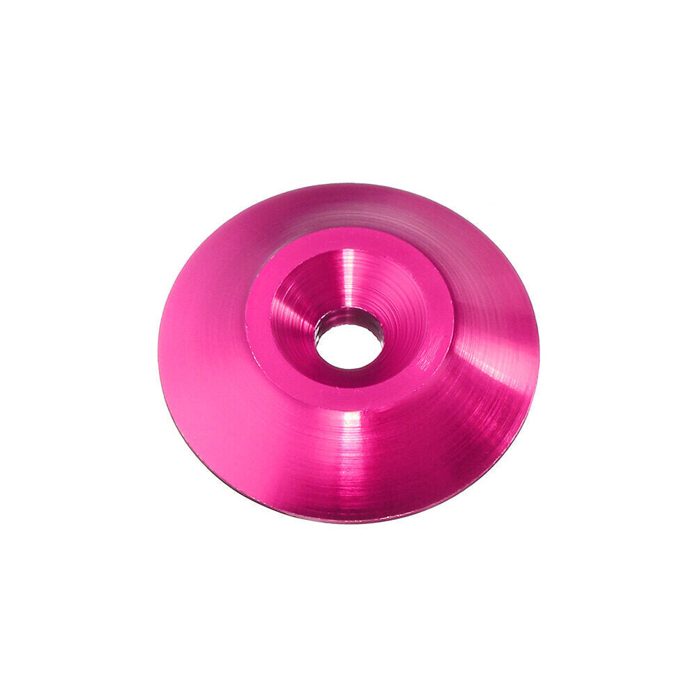 (Pink) 10cs M3 Countersunk Conical Grommet Gasket Washer Spacer Multi-color