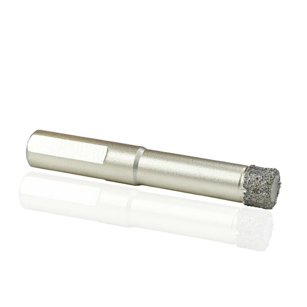 (12mm) Diamond Coated Drill Bit 6/8/10/12mm Dry Drilling for Glass Marble Granite Ceramics Hole Cutter Diamond Core Bit