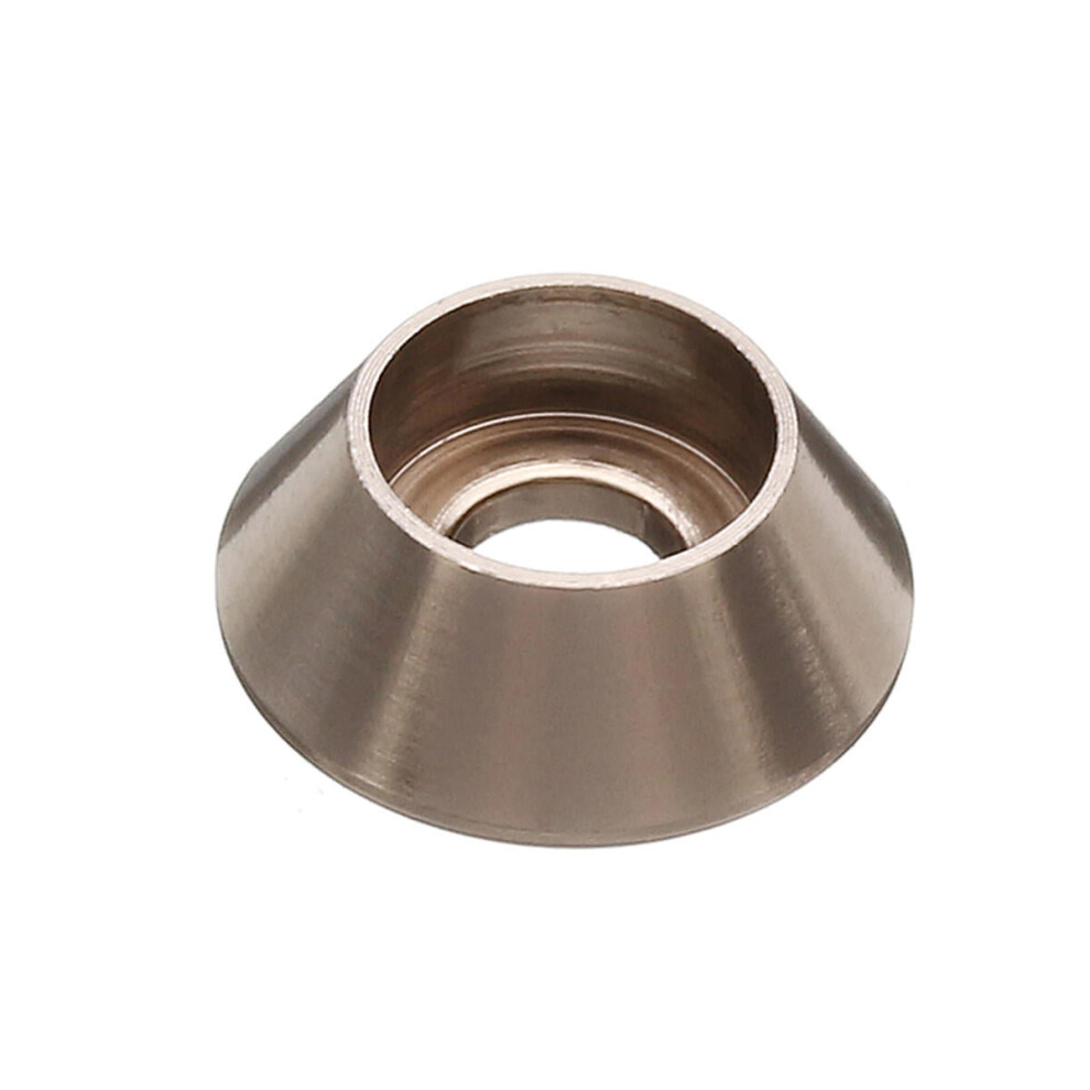 (Gray) 10Pcs M6 Cup Head Hex Screw Gasket Washer Nuts Aluminum Alloy Multicolor 6112212025857