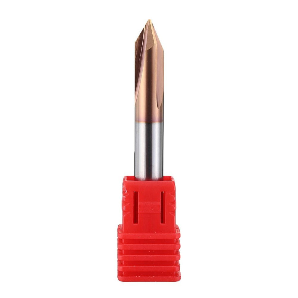 (5Mm) 3 Flutes 90 Degree Altin Coating Chamfer Mill Hrc55 2-8Mm Tungsten Steel Milling Cutter 3654659046987