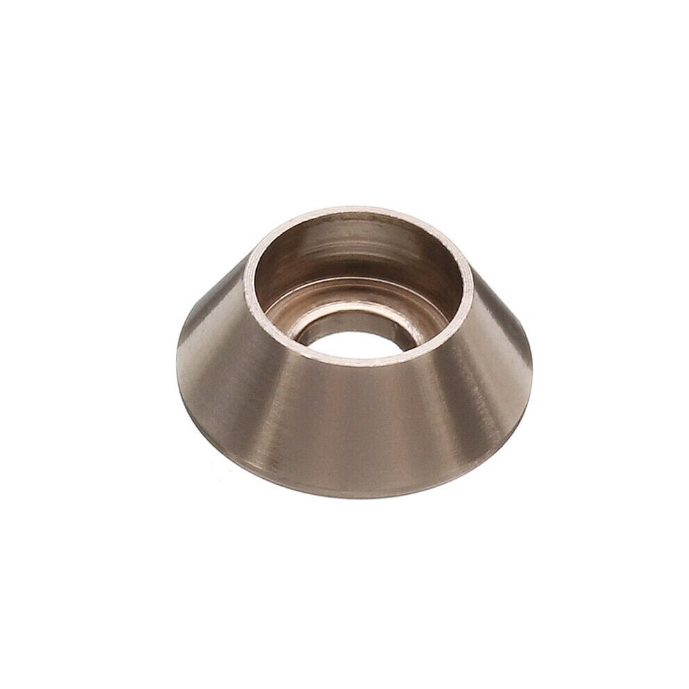 (Gray) 10Pcs M5 Cup Head Hex Screw Gasket Washer Nuts Aluminum Alloy Multicolor 3654659421425