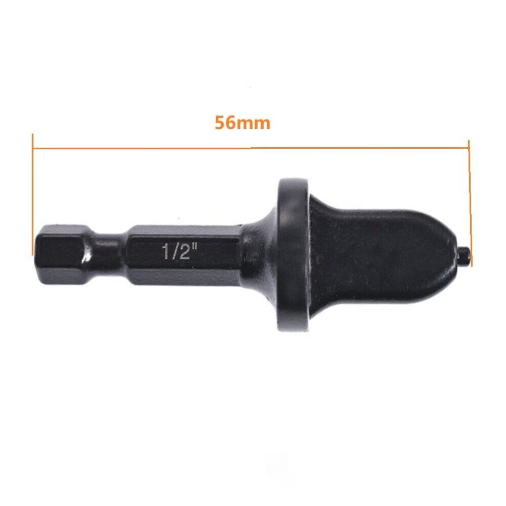 (1/2) 1/4 Inch Hex Handle Tube Expander High Carbon Steel Electric Reamer Copper Pipe Drill Rotary Tool