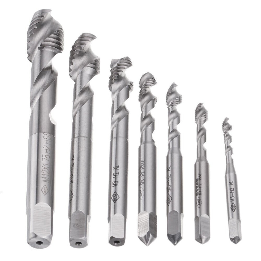 (M10) M3-M12 Hss Spiral Screw Thread Tap Machine Thread Tap For Alumunium And Alumunium Alloy 6112211933764