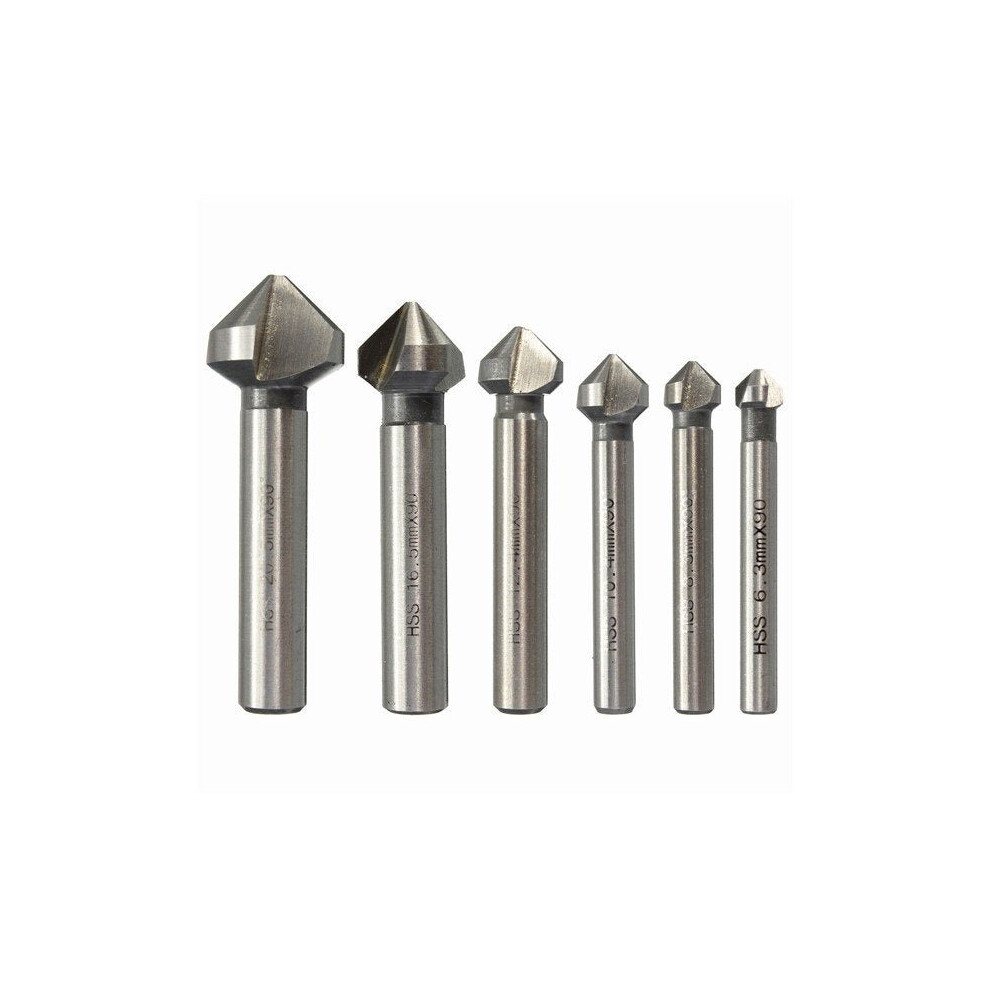 (16.5mm) 90 Degrees HSS Countersink Drill Bit 6.3mm -20.5mm Chamfer Drills Wood Working Tool