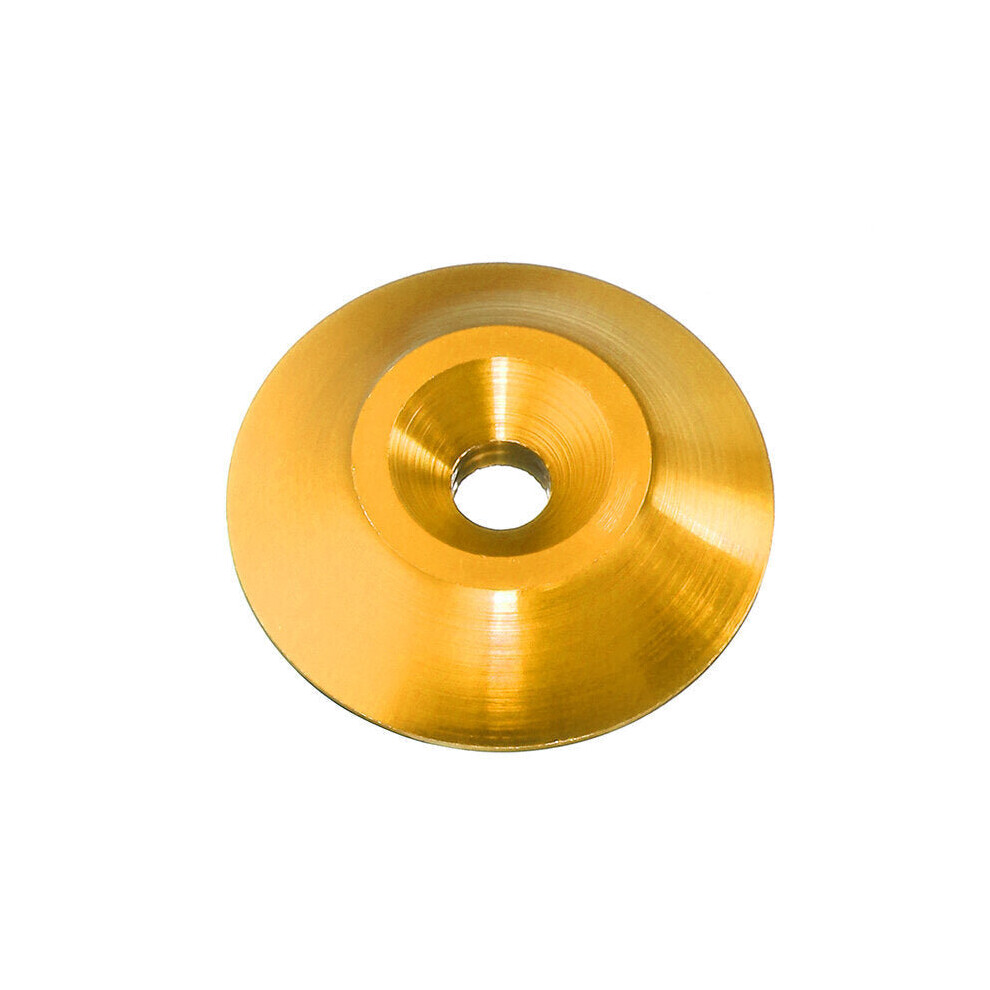 (Gold) 10Cs M3 Countersunk Conical Grommet Gasket Washer Spacer Multi-Color 6112212017739