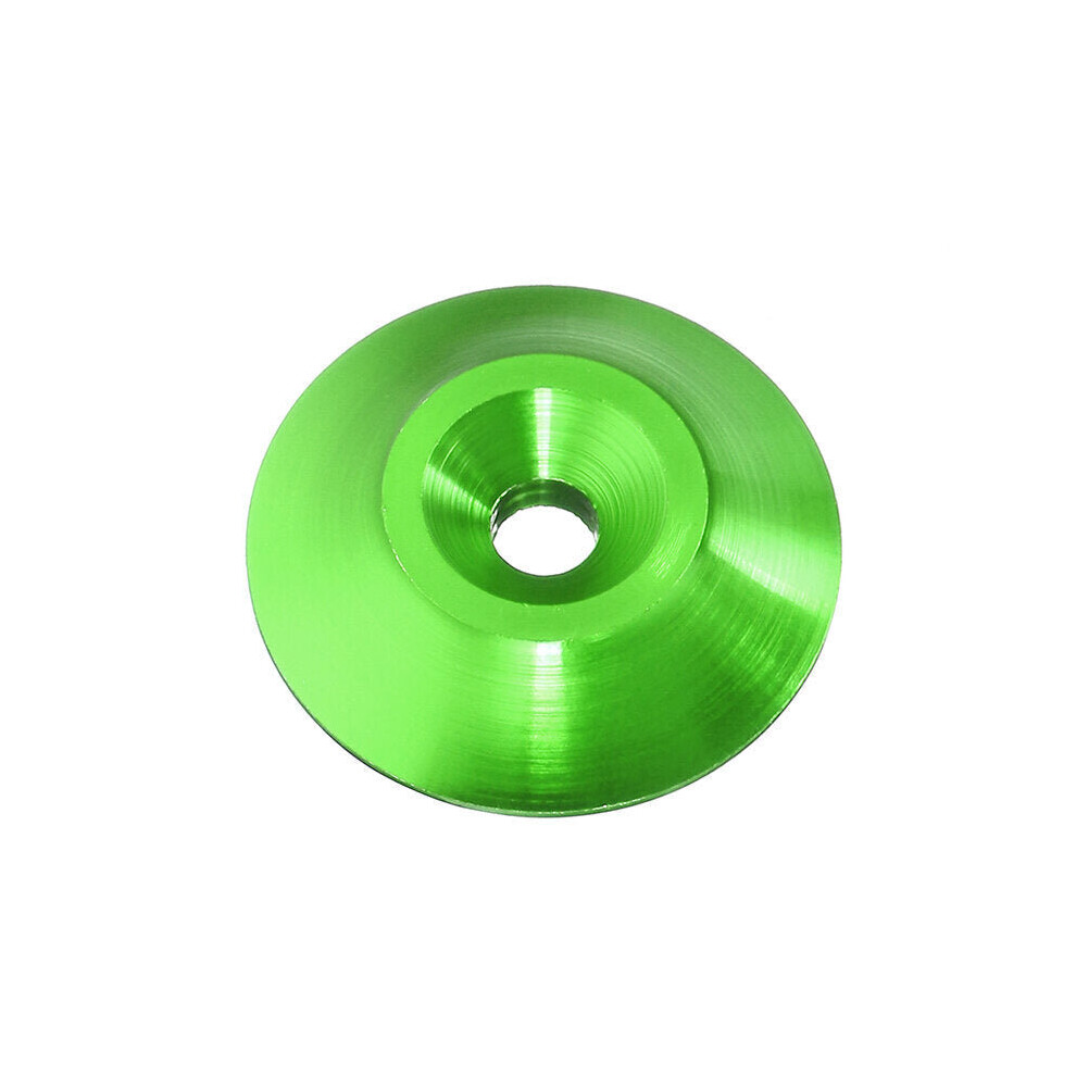 (Green) 10Cs M3 Countersunk Conical Grommet Gasket Washer Spacer Multi-Color 6112212017975