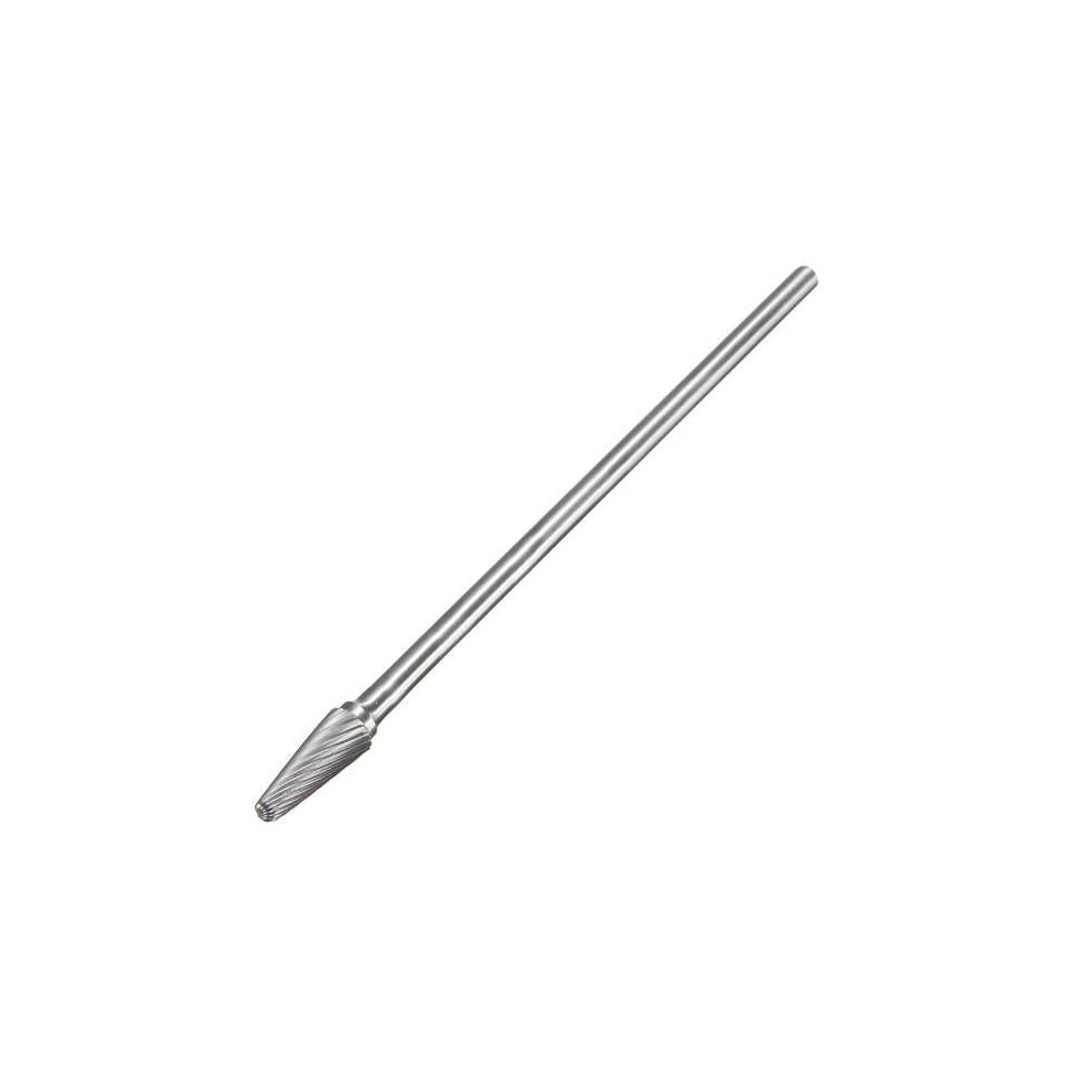 1/4 Inch Cone Shape Carbide Tungsten Steel Grinding Head for Rotary Tool