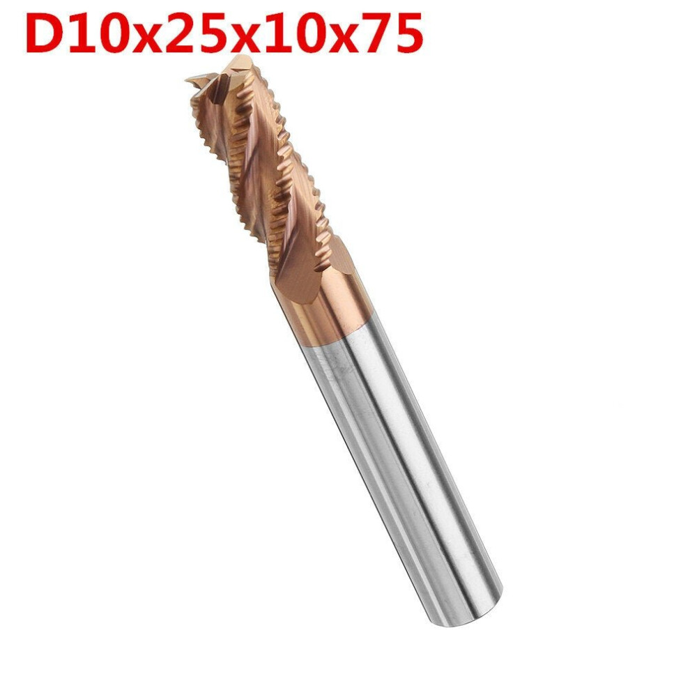 (10mm) 4/6/8/10mm Rough End Mill Cutter 4 Flutes HRC55 AlTiN Coating Milling Cutter