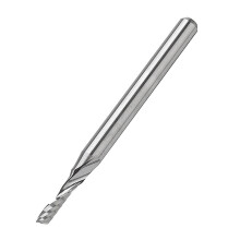 (1mm) 1/8 Inch Shank Single Flute Milling Cutter 1-3.17mm Tungsten Steel PCB Engraving Bit CNC Tool