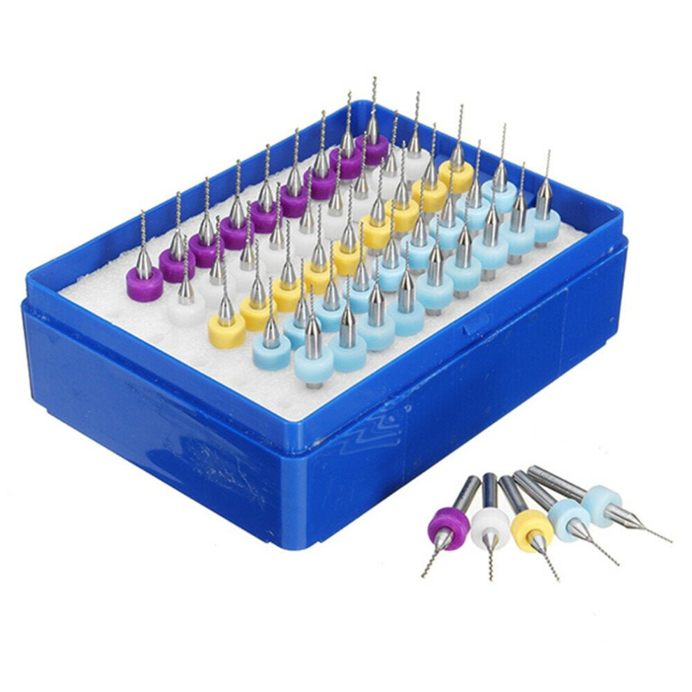 50Pcs 0.5-0.9Mm Tungsten Carbide Micro Pcb Drill Bit Set For Pcb Circuit Board 3654659402035