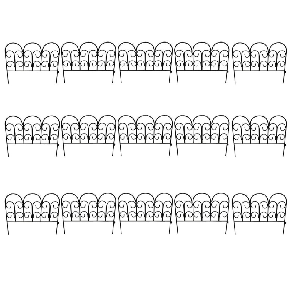 Selections Richmond Steel Garden Lawn Edging (45Cm X 41Cm) - 15 Panels