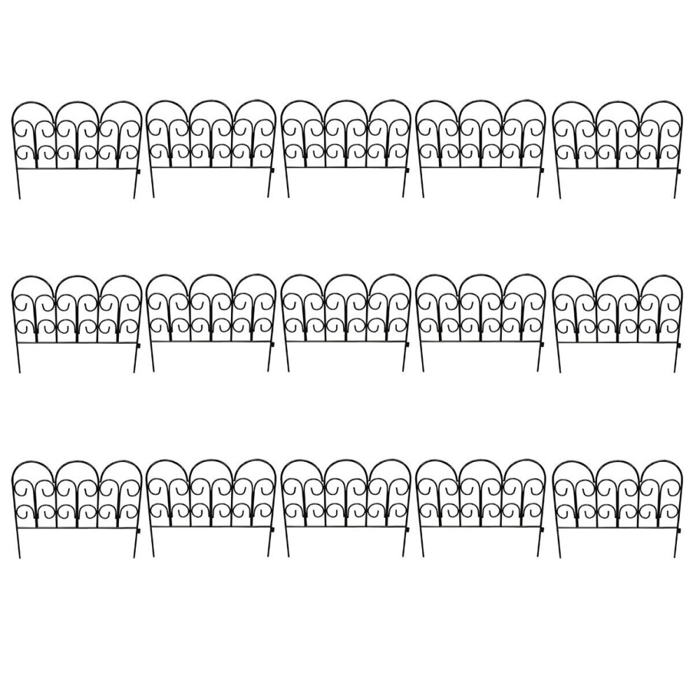 Richmond Steel Garden Lawn Edging (45cm x 41cm) - 15 Panels