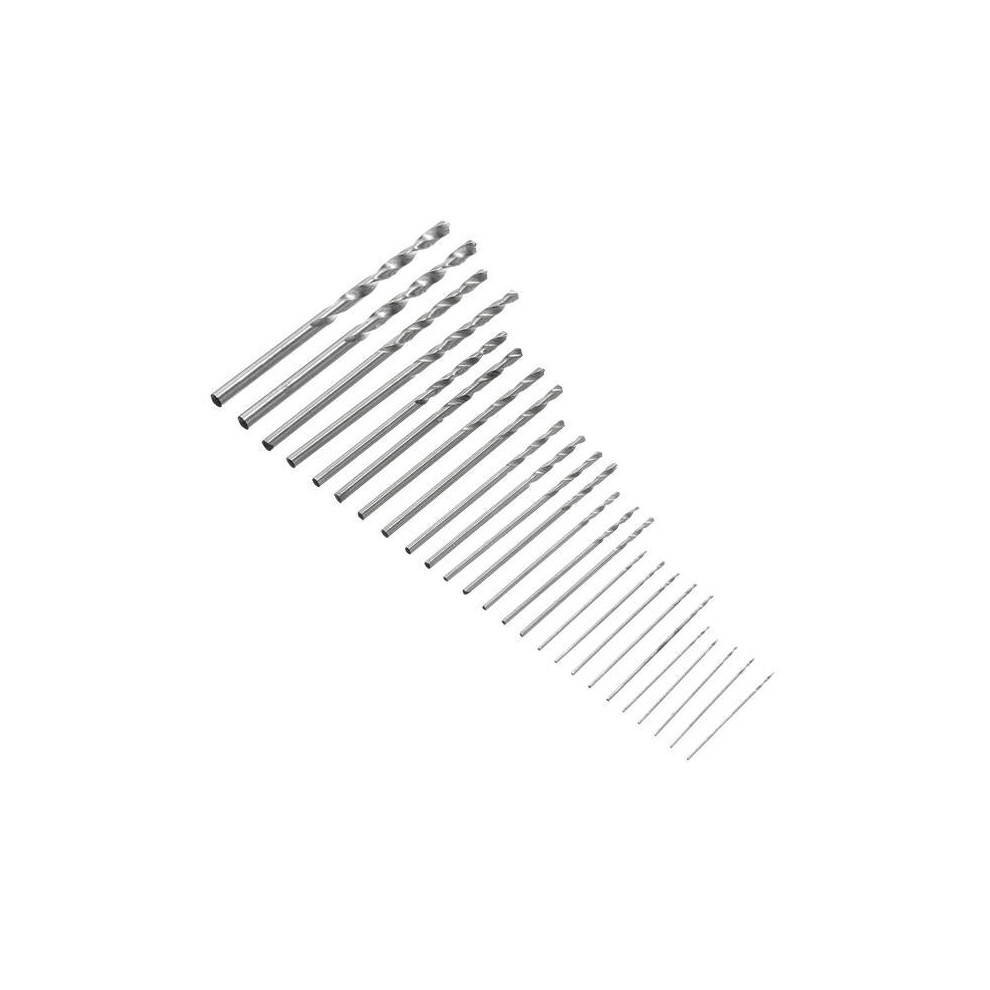 25Pcs 0.5-3Mm Hss Metric Twist Drilling Drill Bits Set Straight Shank 3654659279088