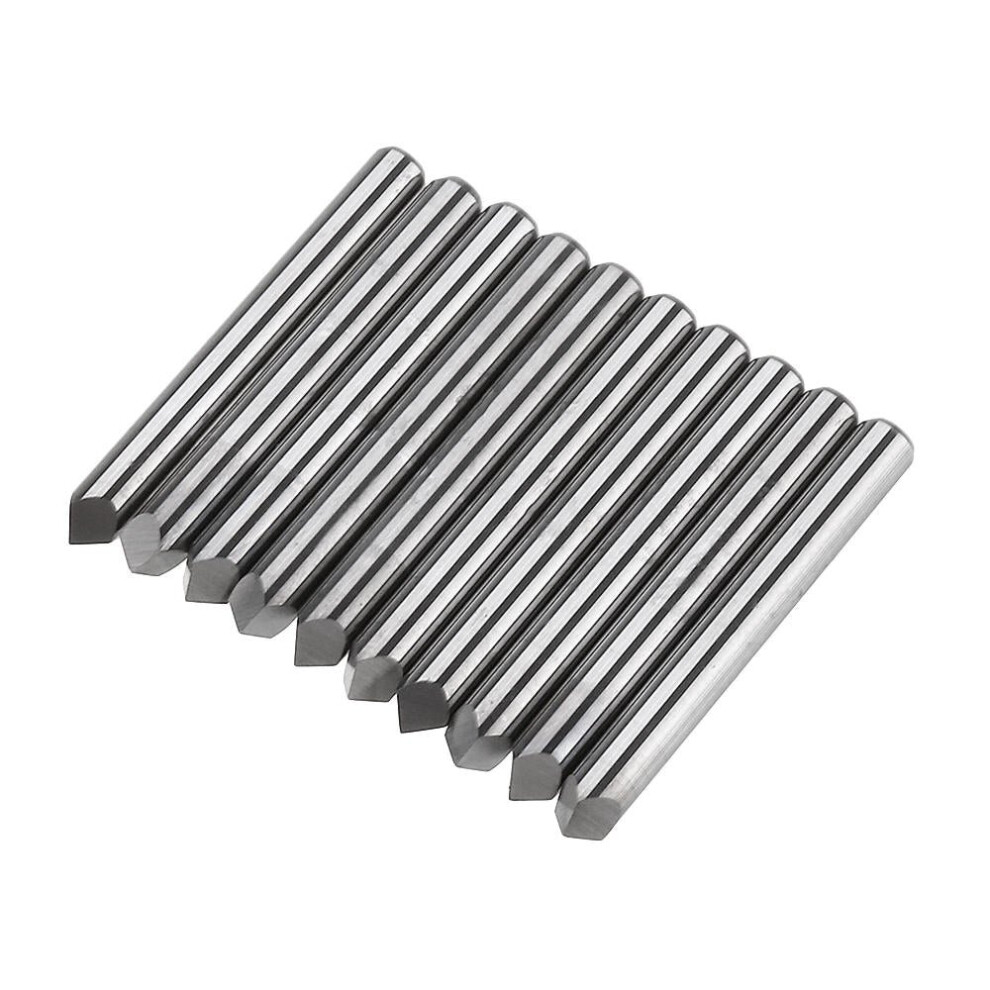 (0.3mm) 10pcs 3.175mm Shank 90 Degree 0.1/0.2/0.3mm Tip Engraving Bit CNC Tool