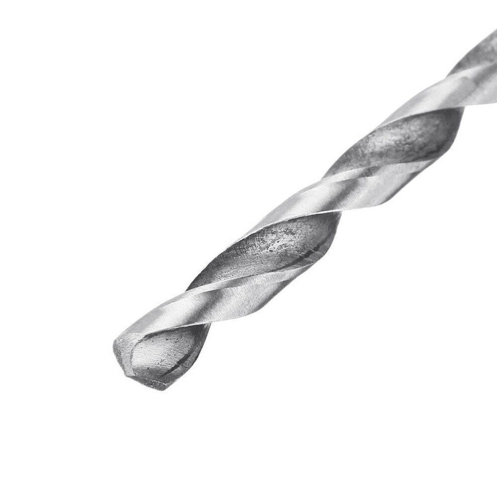 (Silver) 13Pcs 1.5-6.5Mm Hss Twist Drill Bit Set High Speed Steel Straight Shank 6112211918839