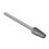 10pcs 3mm Shank Tungsten Carbide Burr Rotary File Drill Bits Cutter 11