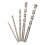 5pcs 4/5/6/8/10mm Hard Alloy Round Shank Hammer Drill Bit Masonry Bits 3