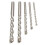 5pcs 4/5/6/8/10mm Hard Alloy Round Shank Hammer Drill Bit Masonry Bits 6
