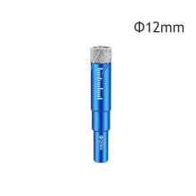(10mm) 5Pcs 6-16mm Durable Diamond Coated Core Drill Bit Dry Drilling For Glass Marble Granite Quartz Porcelain Ceramics