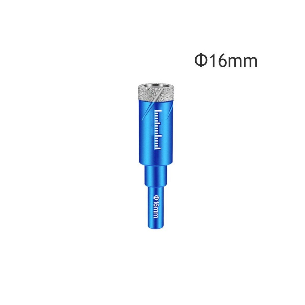 (14mm) 5Pcs 6-16mm Durable Diamond Coated Core Drill Bit Dry Drilling For Glass Marble Granite Quartz Porcelain Ceramics