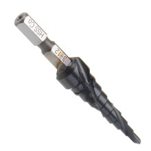 (3-12mm) HRC89 M35 Cobalt Step Drill Bit 3-12/4-12/4-20mm TiAlN Coated Step Drill 1/4 Inch Hex Shank