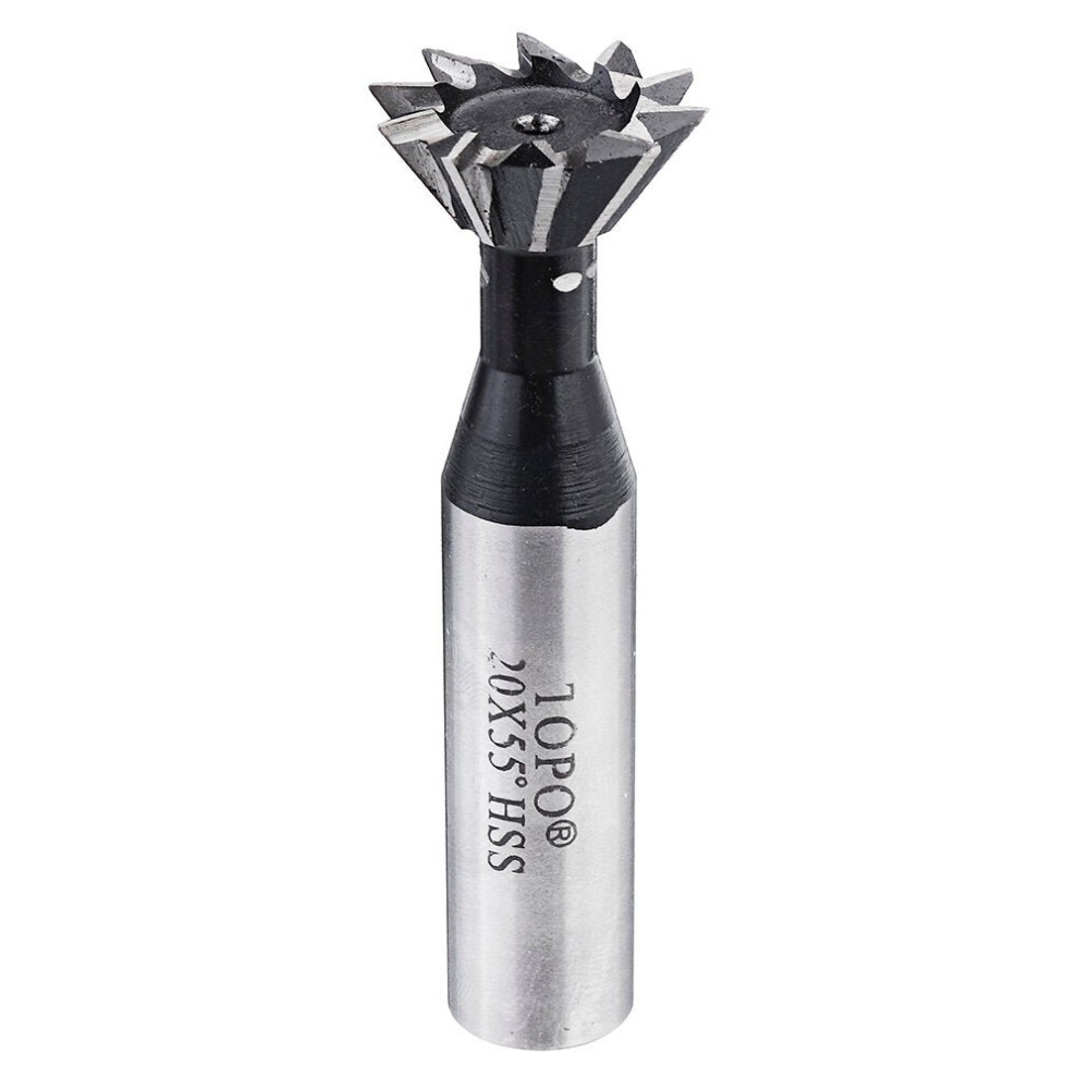 (12Mm) 55 Degree 8-20Mm Dovetail Groove Hss Straight Shank Slot Milling Cutter End Mill Cnc Bit 6112211941110