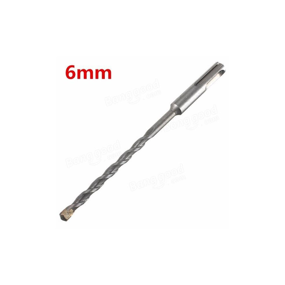 (6mm) 6-16mm Round Shank 150mm Long SDS Rotary Hammer Concrete Masonary Drill Bit