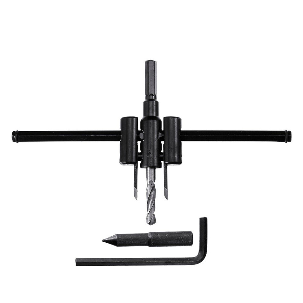 (200Mm) 120/200/300Mm Adjustable Circle Hole Saw Cutter Drywall Wood Board Hole Saw Drill Bit 6112211944456