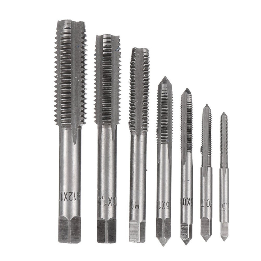 14Pcs Hss Metric M3-M12 Screw Tap And Drill Set With Metal Case Combination Drill And Tap Set 6112211916514