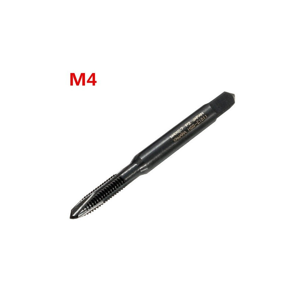 (M4) M3/M4/M5/M6/M8 Hss Nitride Coated Metric Spiral Hand Thread Screw Tap 6112211944753