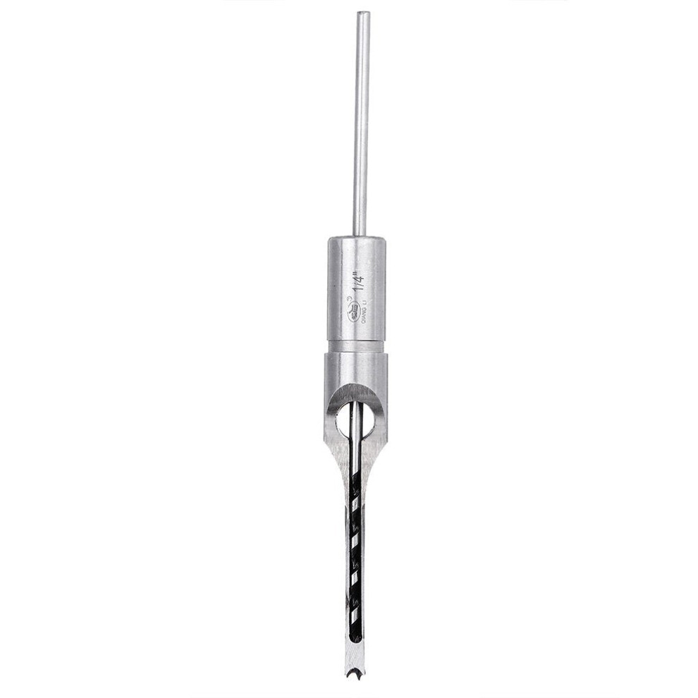 (1/4) 6.35/7.94/9.5/12.7mm Square Hole Drill Bit Mortising Chisel 1/4 to 1/2 Inch