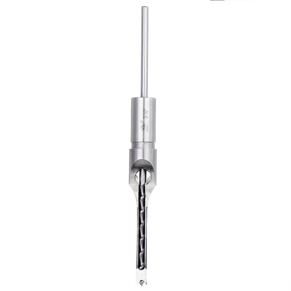 (5/16) 6.35/7.94/9.5/12.7mm Square Hole Drill Bit Mortising Chisel 1/4 to 1/2 Inch