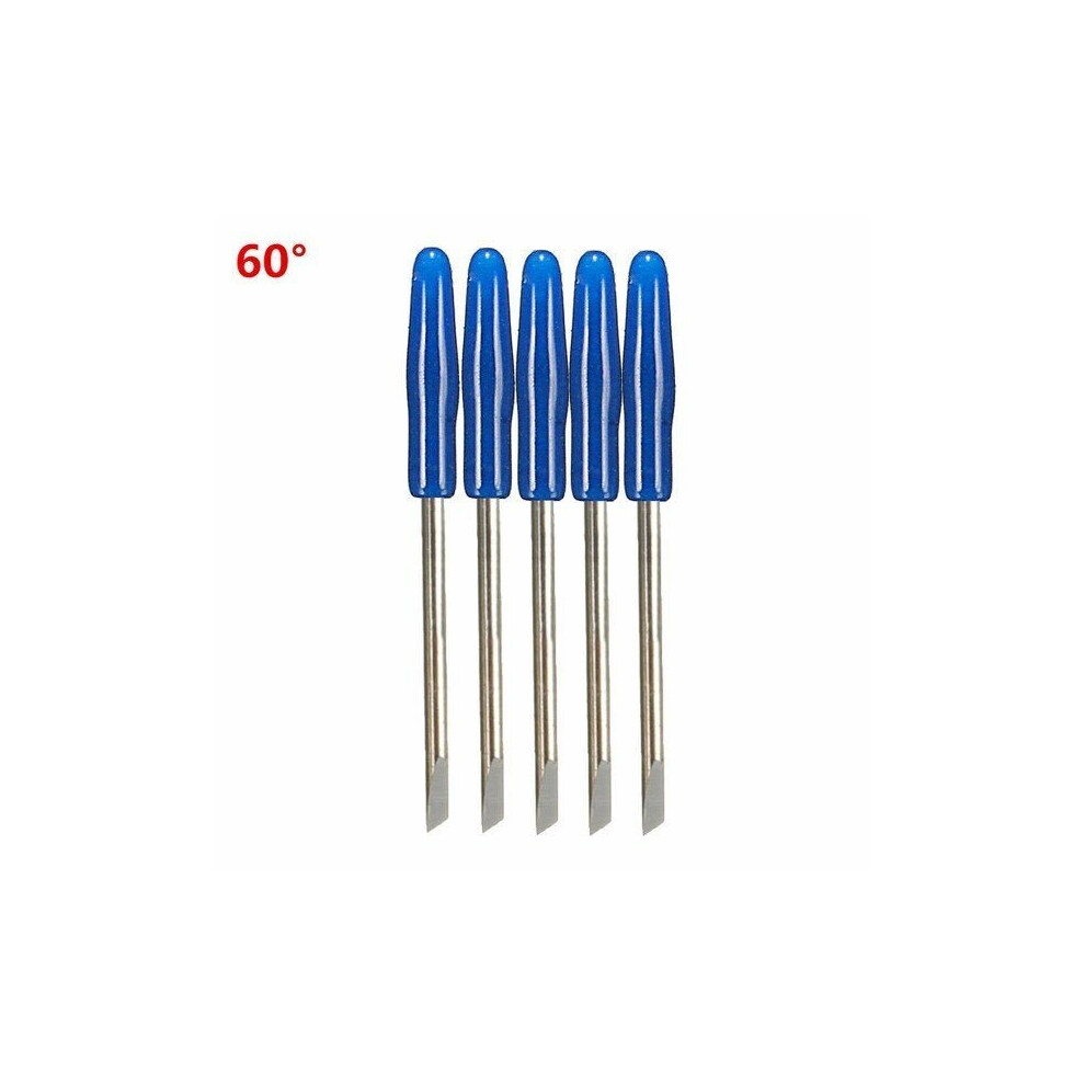 (60) 5pcs 30/45/60 Degree Engraving Machine Blades Cutter for CB09 Vinyl Plotter