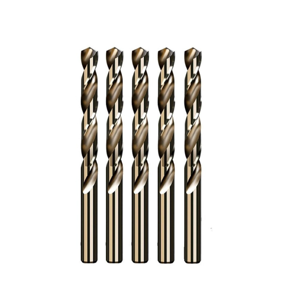 (9.5mm) 5Pcs 9/9.5/10mm Cobalt High Speed Steel Drill Bit For Stainless Woodworking M35 Twist Hole Cutter Metal Drilling