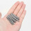 20Pcs 3x3mm Tungsten Steel Solid Carbide Burrs Rotary Rasp File Grinding Tools Kit 5