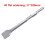 (U type chisel:2  17X280mm) 17mm SDS Plus Chisel Flat/Point/U Type For Electric Hammer Drill Jackhammer 0810/0840 14